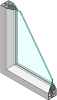 single panel window jednoslojno staklo